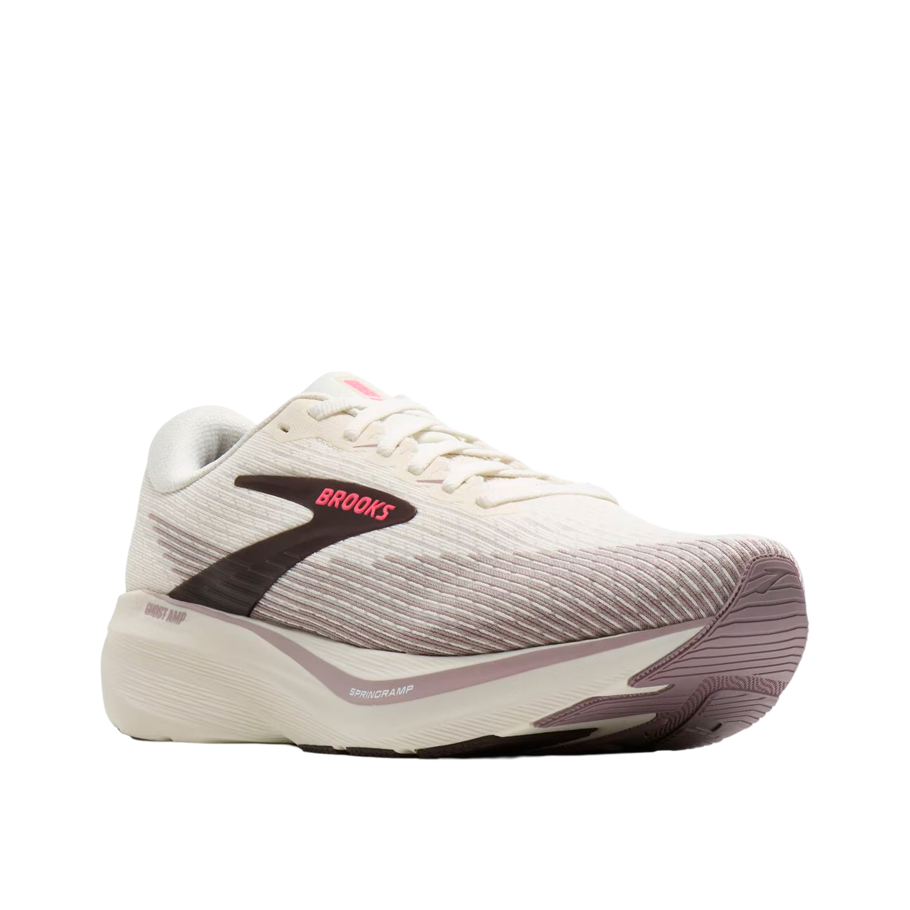 Brooks Women's Ghost Amp - Arctic Wolf / Dove / Pink