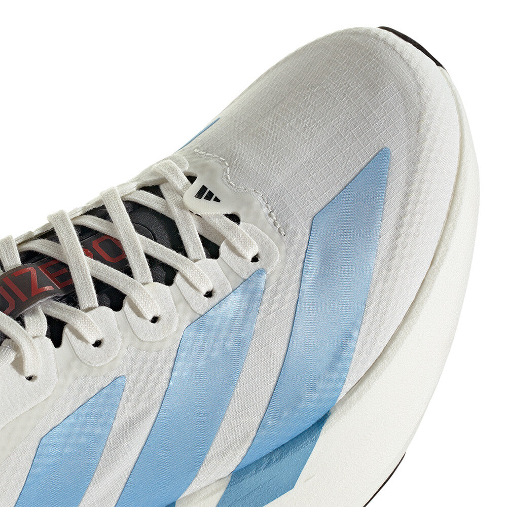 Adidas Men's Adizero Evo SL Woven – Off White / Light Blue / Off White