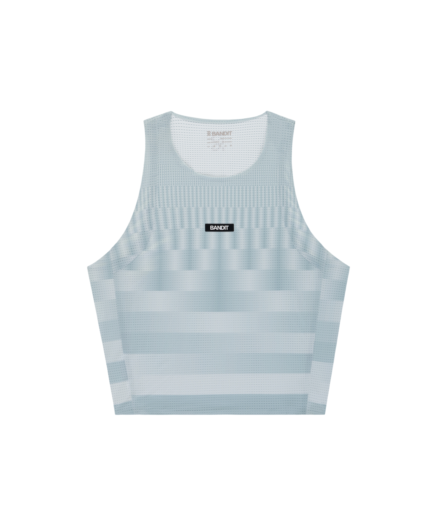 Bandit Women's GeoMesh™ Lightweight Race Singlet - Growing Grid - Lagoon / Mist