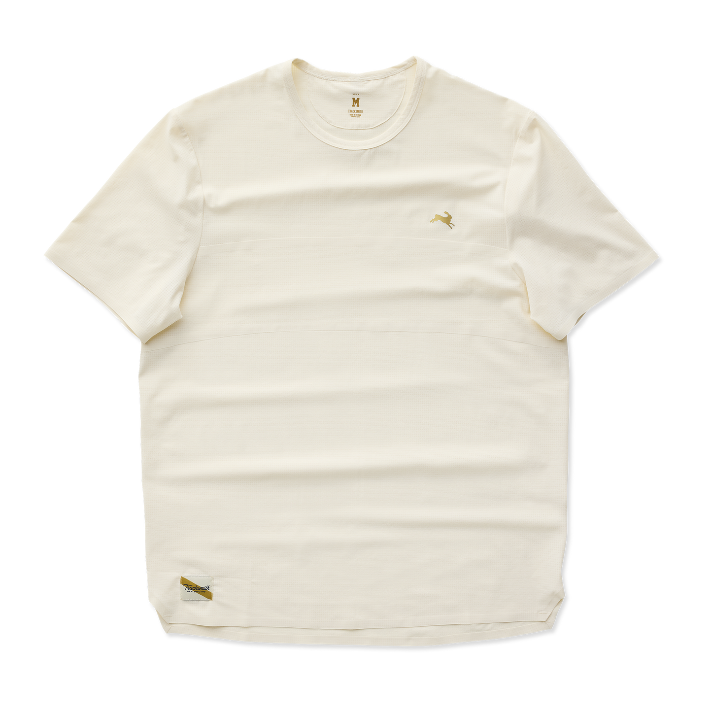 Tracksmith Men's Meridian Short Sleeve – Ivory