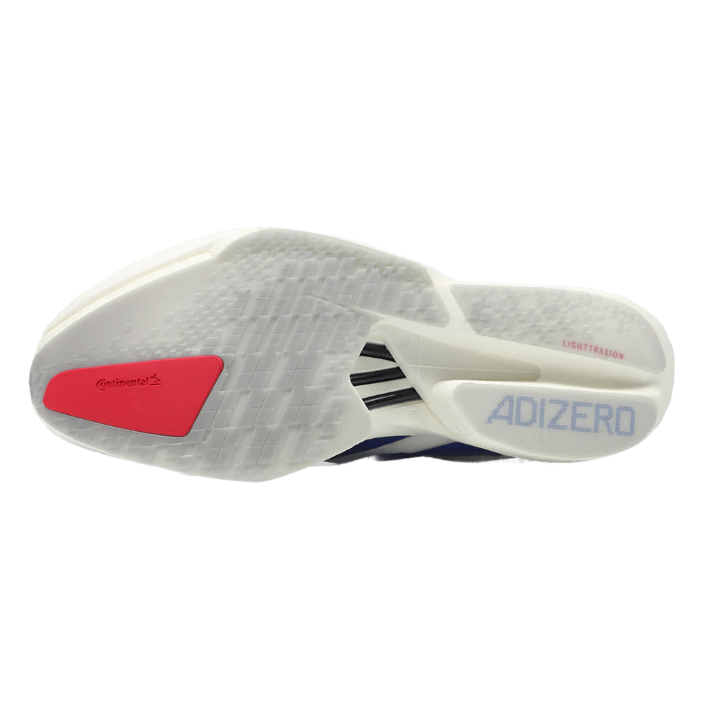 Adidas Men's Adizero Adios Pro 4 - Cloud White / Royal Blue / Pure Ruby - Interval Running
