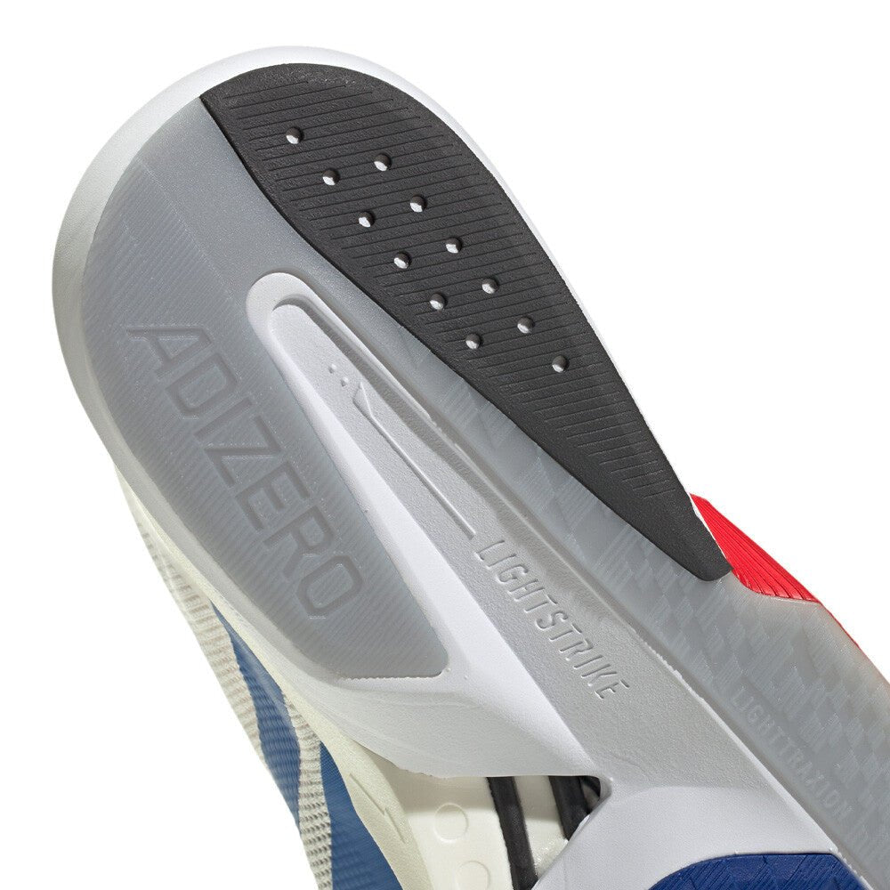 Adidas Men's Adizero Boston 13 – Cloud White / Team Royal Blue / Halo Silver - Interval Running