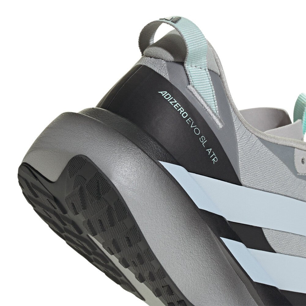 Adidas Men's Adizero Evo SL ATR - Grey Two / Halo Blue / Halo Mint - Interval Running