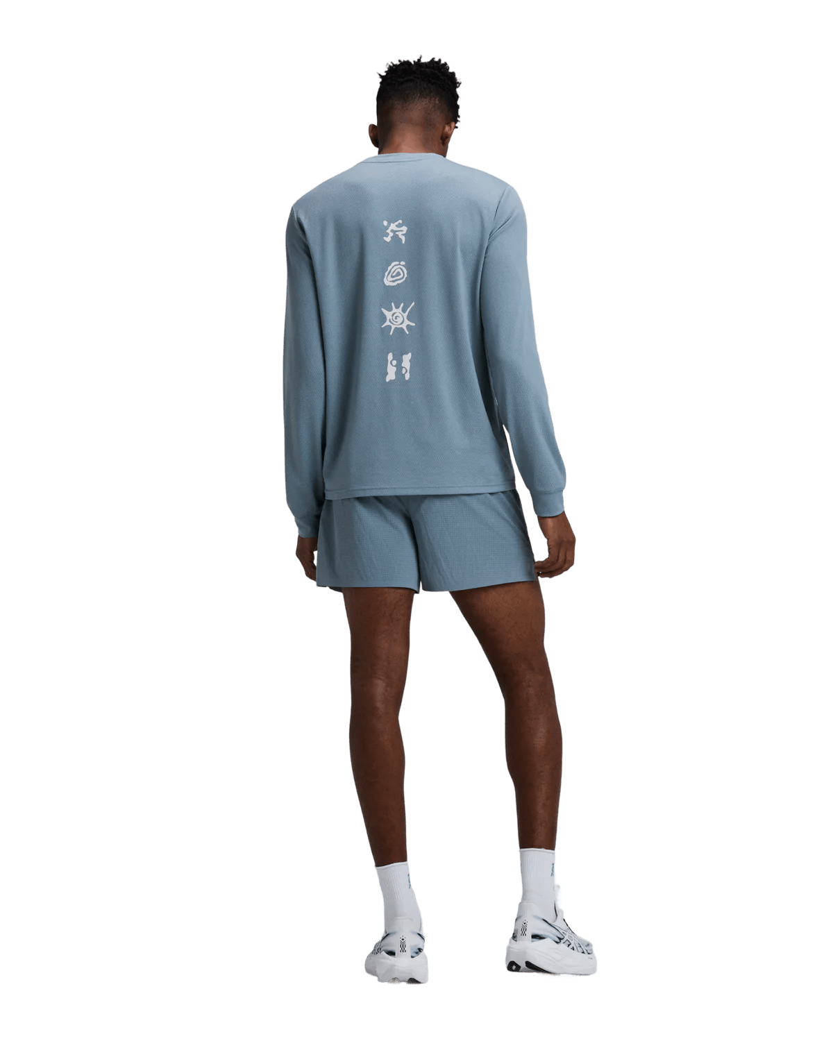 Bandit Men's Micromesh™ Long Sleeve – Tranquil Blue - Interval Running