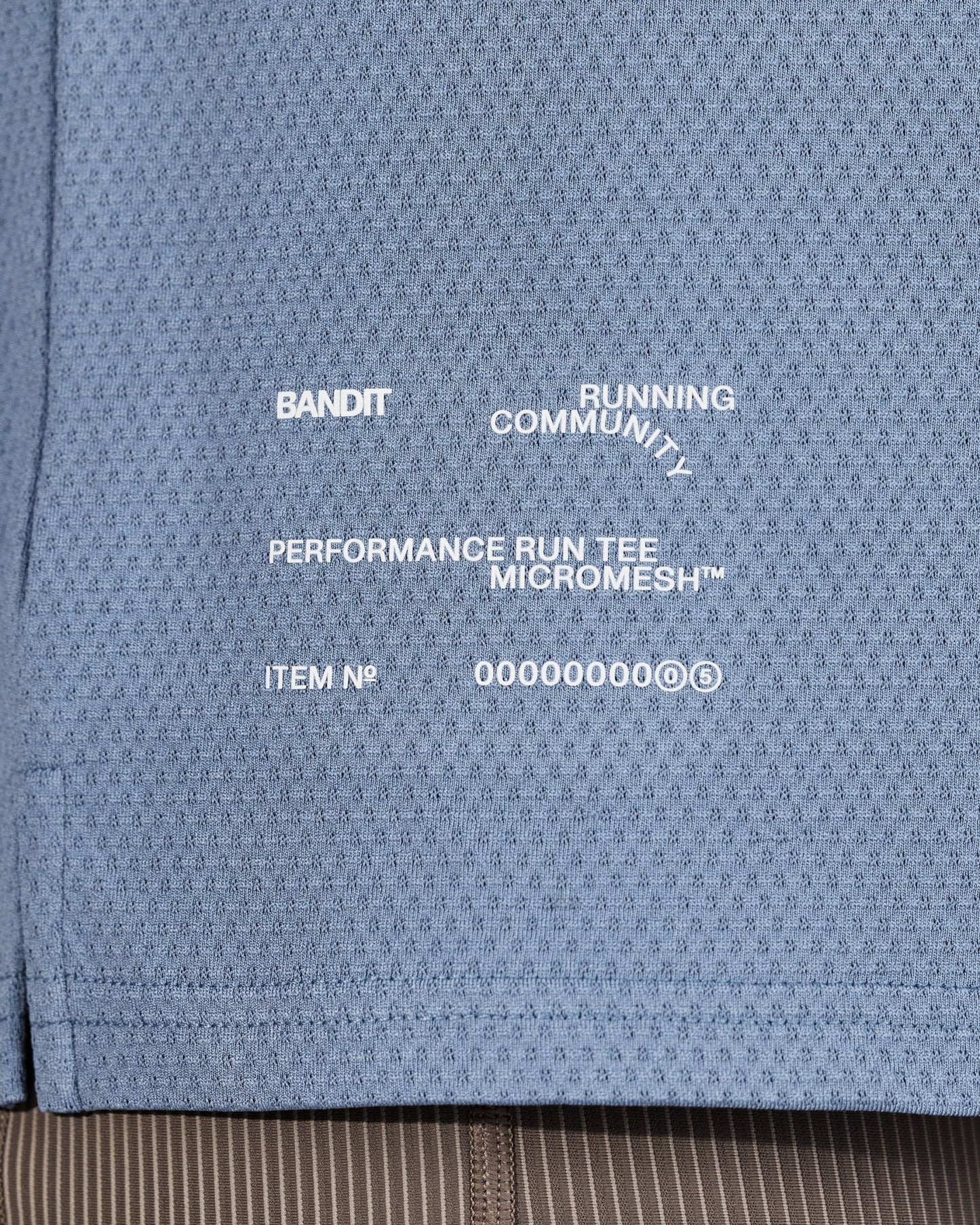 Bandit Men's Micromesh™ Run Tee – Steel Horizon - Interval Running