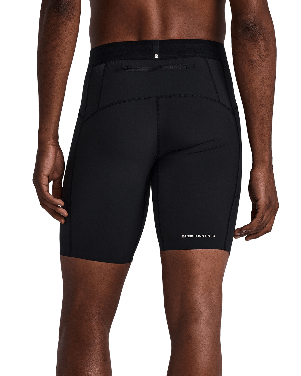 Bandit Men's SoLite™ 5 Pocket Half Tights – Black - Interval Running
