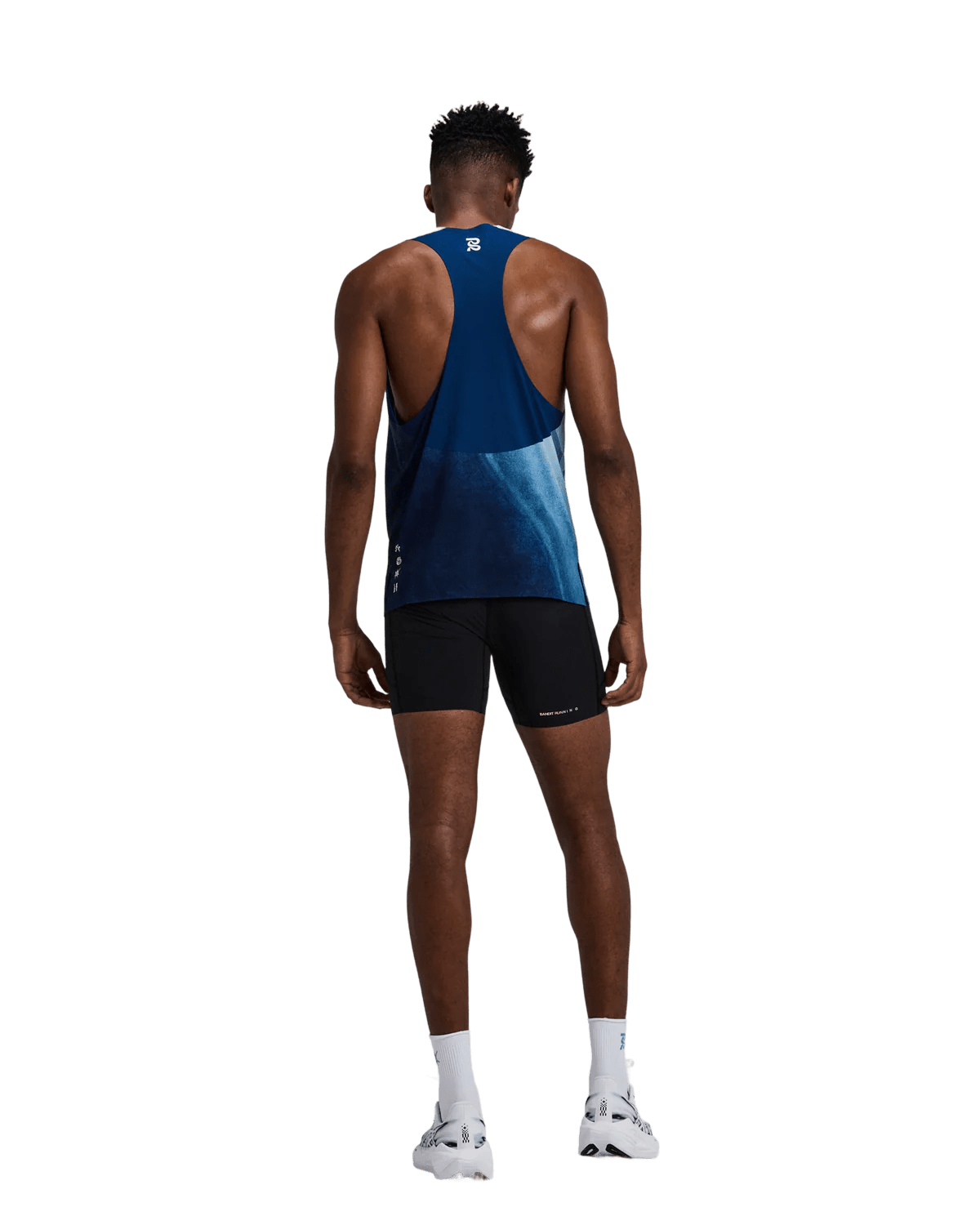 Bandit Men's Specter™ Race Singlet - Undertow Ink Blue - Interval Running