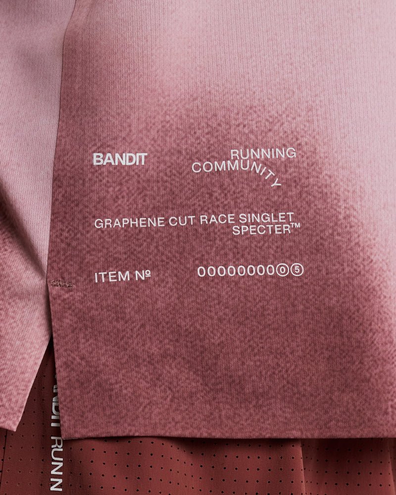 Bandit Men's Specter™ Shorty Race Singlet - Flow State Mahogany Multi - Interval Running