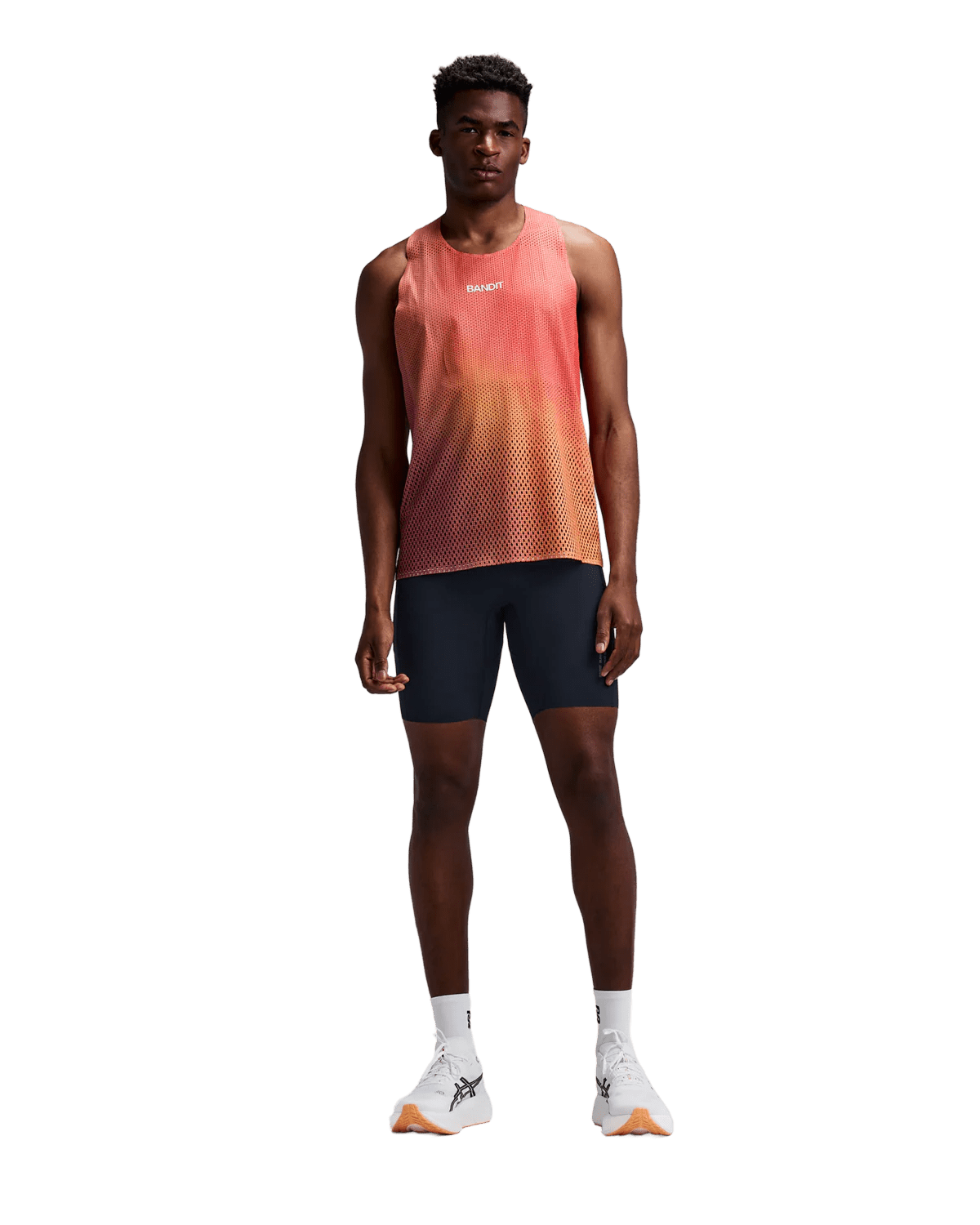 Bandit Men's Vanisher™ Half Tights - Anthracite - Interval Running