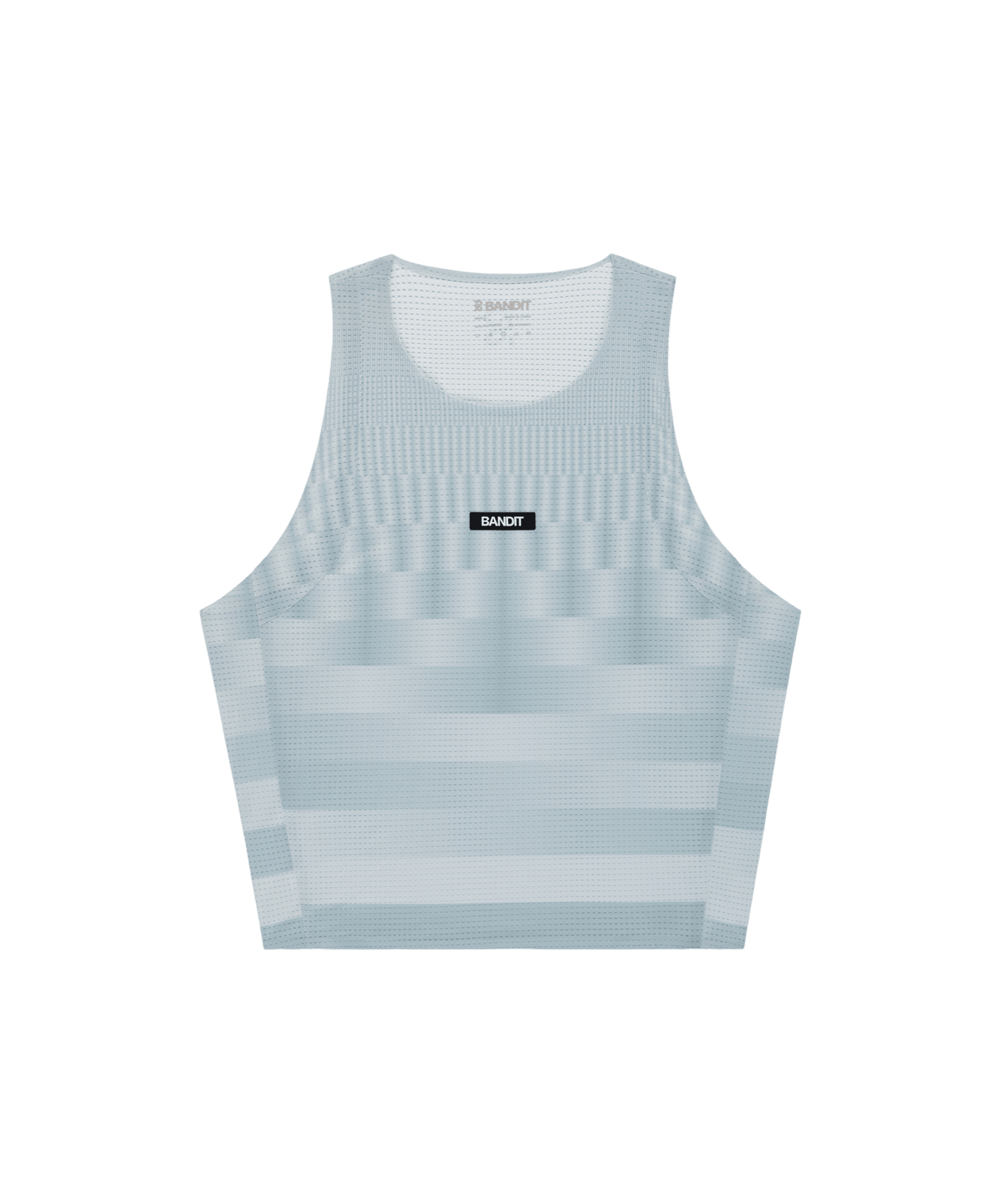 Bandit Women's GeoMesh™ Lightweight Race Singlet - Growing Grid - Lagoon / Mist - Interval Running