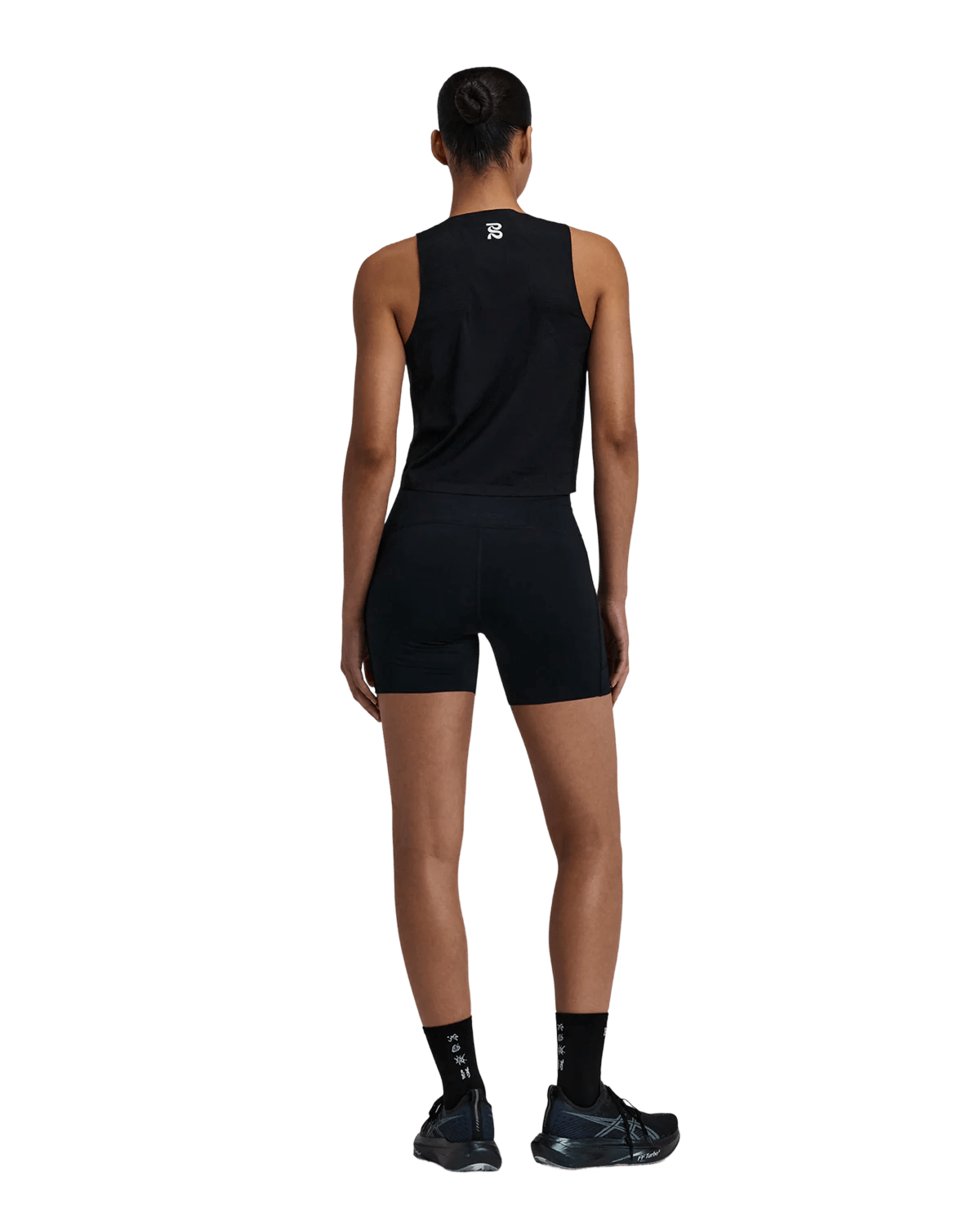 Bandit Women's GeoMesh™ Race Singlet - Black - Interval Running