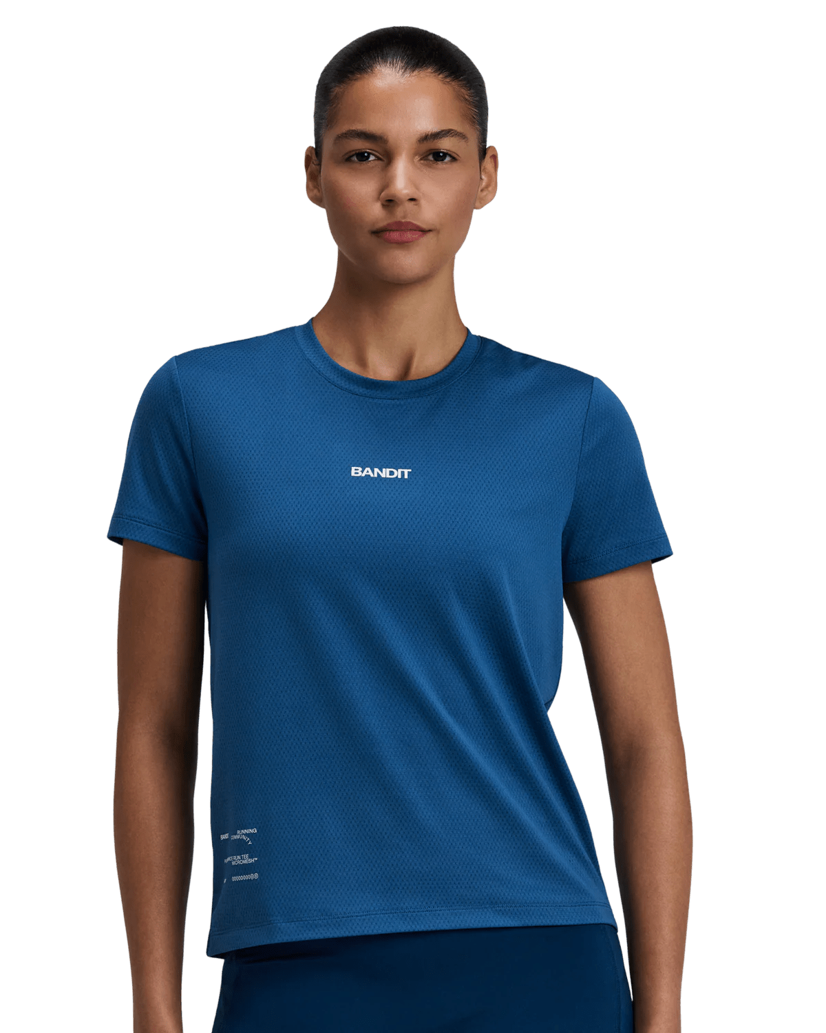 Bandit Women's Micromesh™ Run Tee - Aegean - Interval Running