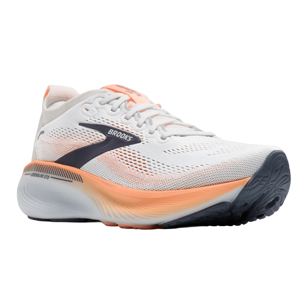 Brooks Women's Adrenaline GTS 25 - Oyster Mush / Peach / Grape - Interval Running