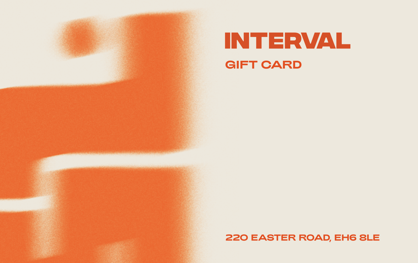 Interval Gift Card - Interval Running