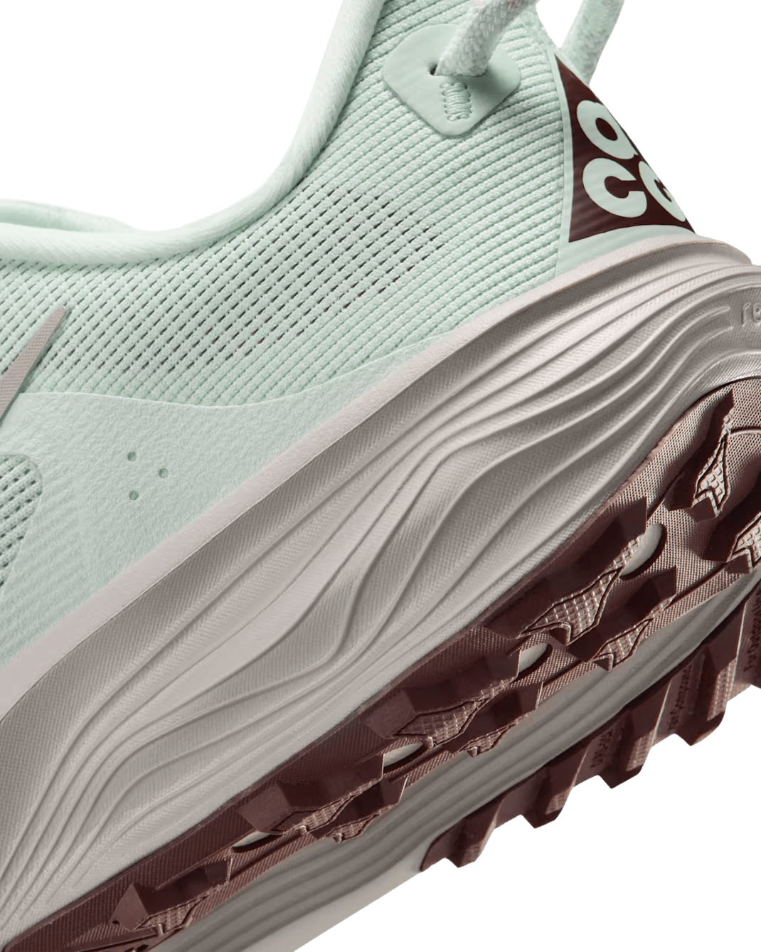 Nike Women's ACG Pegasus Trail - Barely Green / Light Bone / Tattoo / Silver Lilac - Interval Running