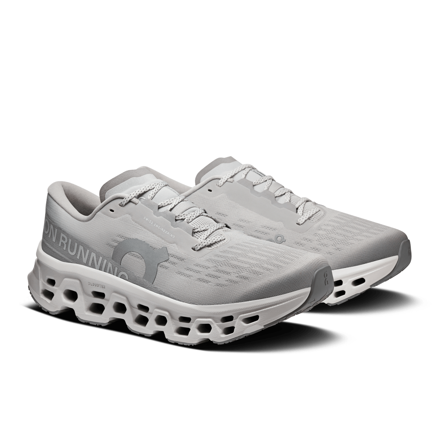 On Men’s Cloudmonster 3 – Wolf / Wolf - Interval Running