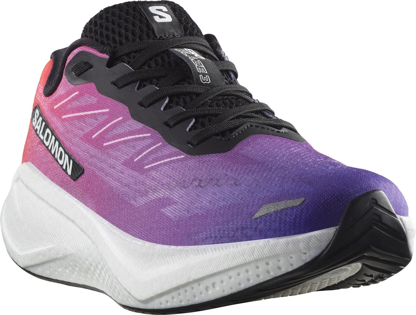 Salomon Men's Aero Blaze 3 | Neon Flame / Liberty / White - Interval Running