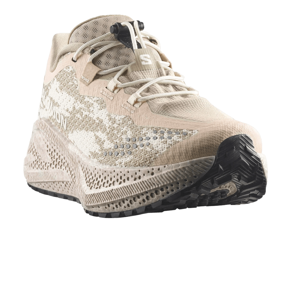 Salomon Women's Aero Glide 4 GRVL – Tapioca / Desert Tan / Burro - Interval Running