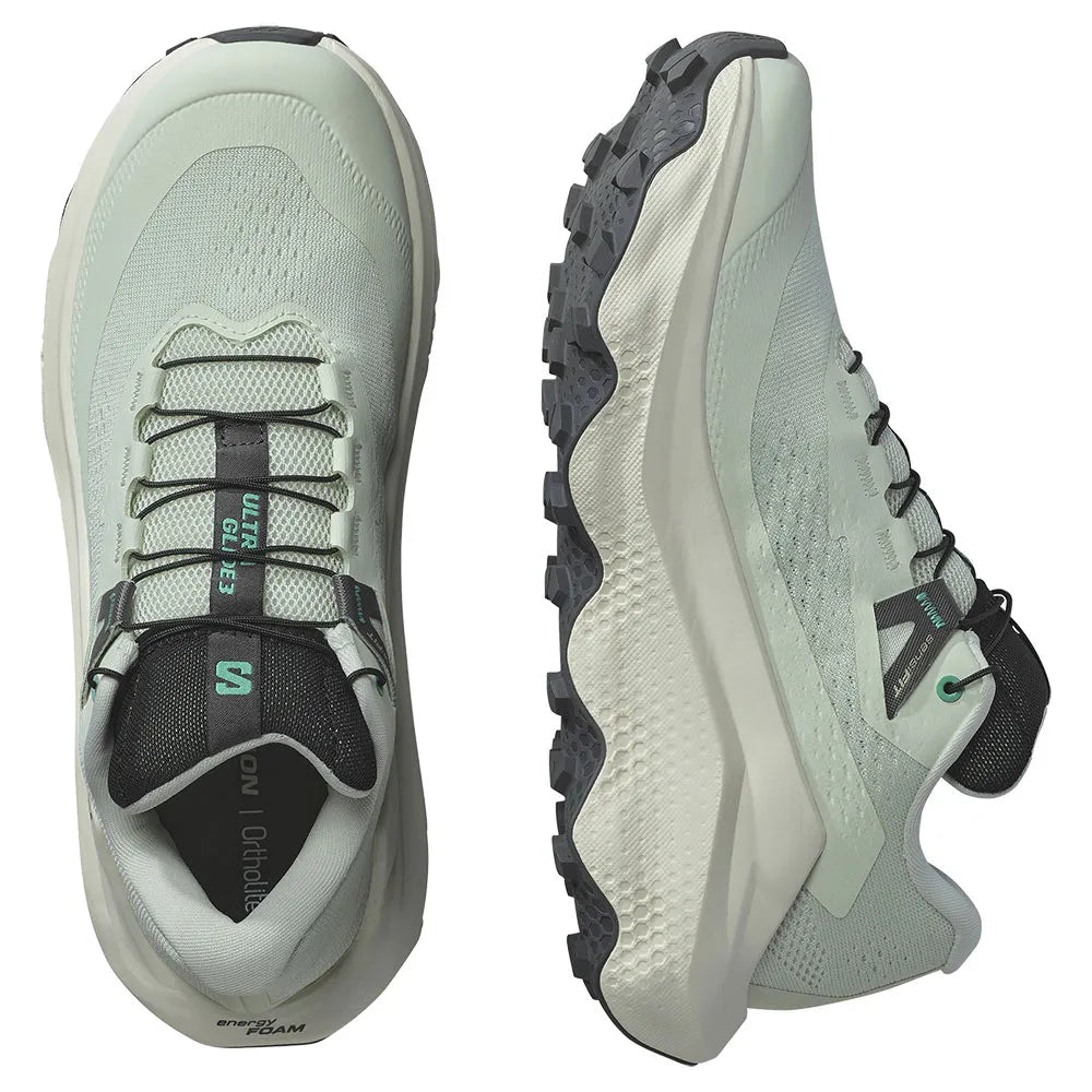 Salomon Women's Ultra Glide 3 - Clearly Aqua / Vanilla Ice / Asphalt - Interval Running