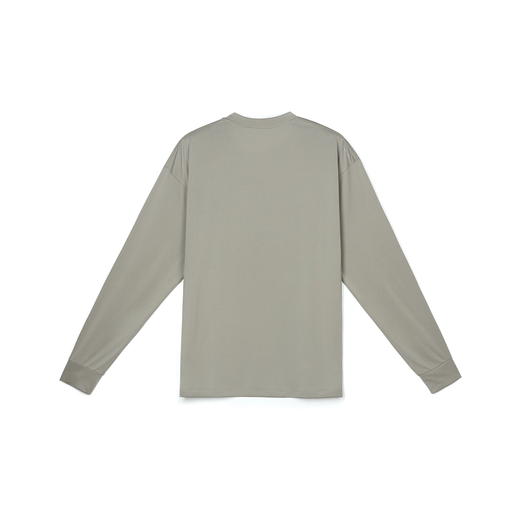 Satisfy AuraLite™ Long Sleeve T-Shirt | Aluminium - Interval Running