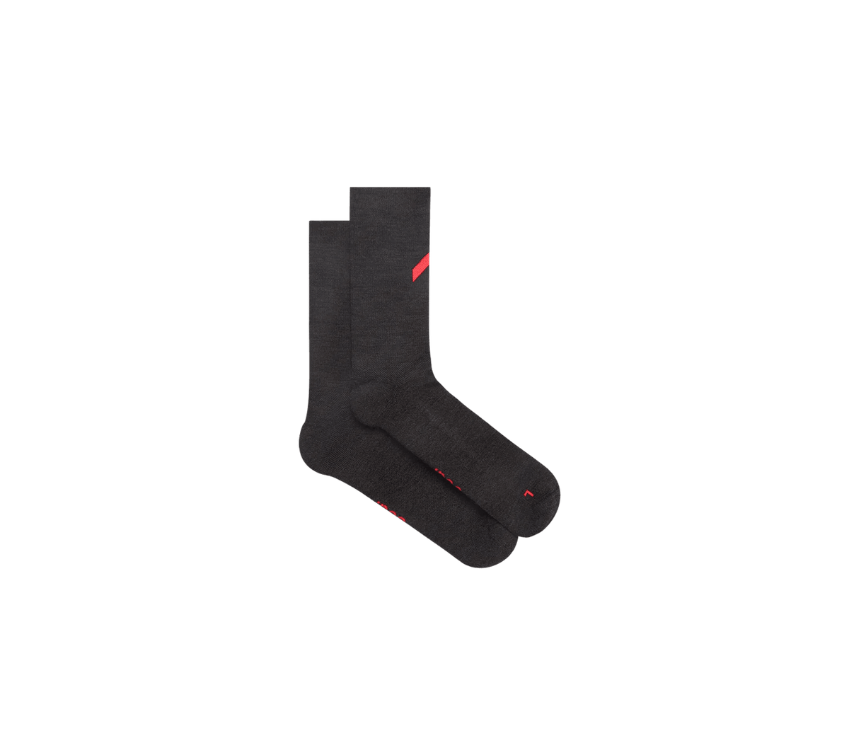 Soar Merino Crew Sock – Charcoal - Interval Running