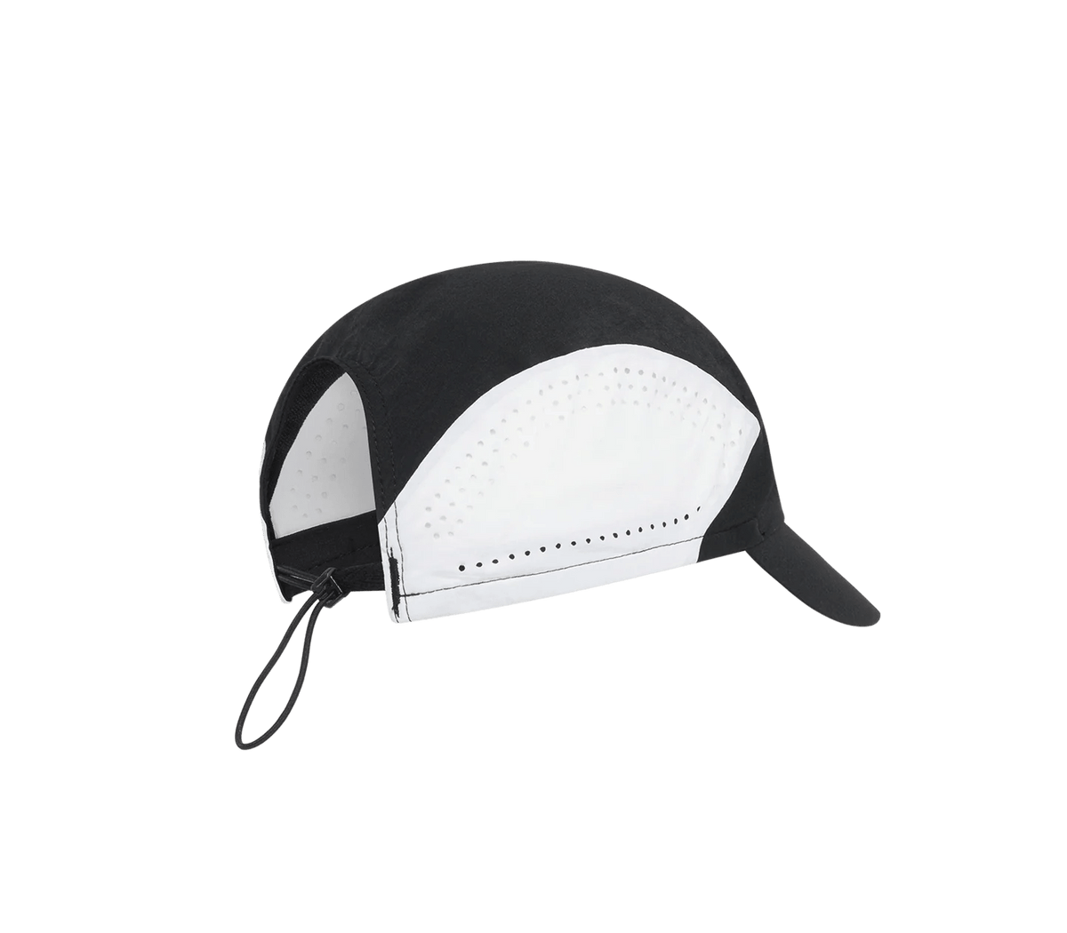 Soar Run Cap – Black / White - Interval Running