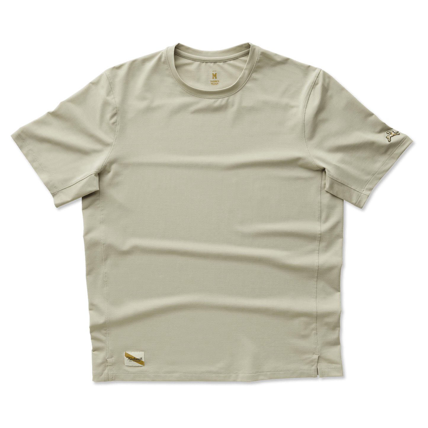 Tracksmith Men's Session Tee - Moss Gray - Interval Running