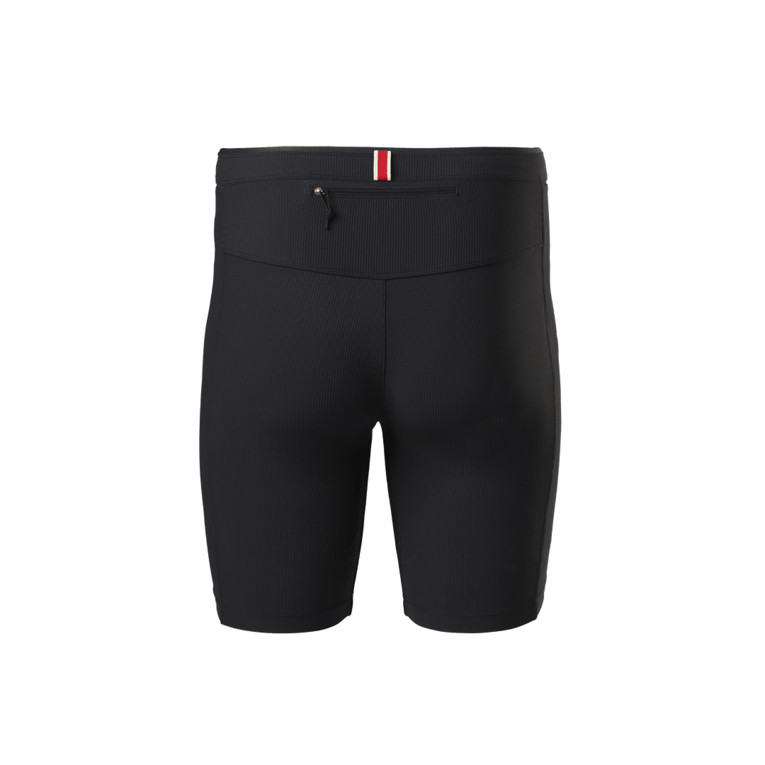 Tracksmith Men's Twilight Half Tights – Black – Lined - Interval Running