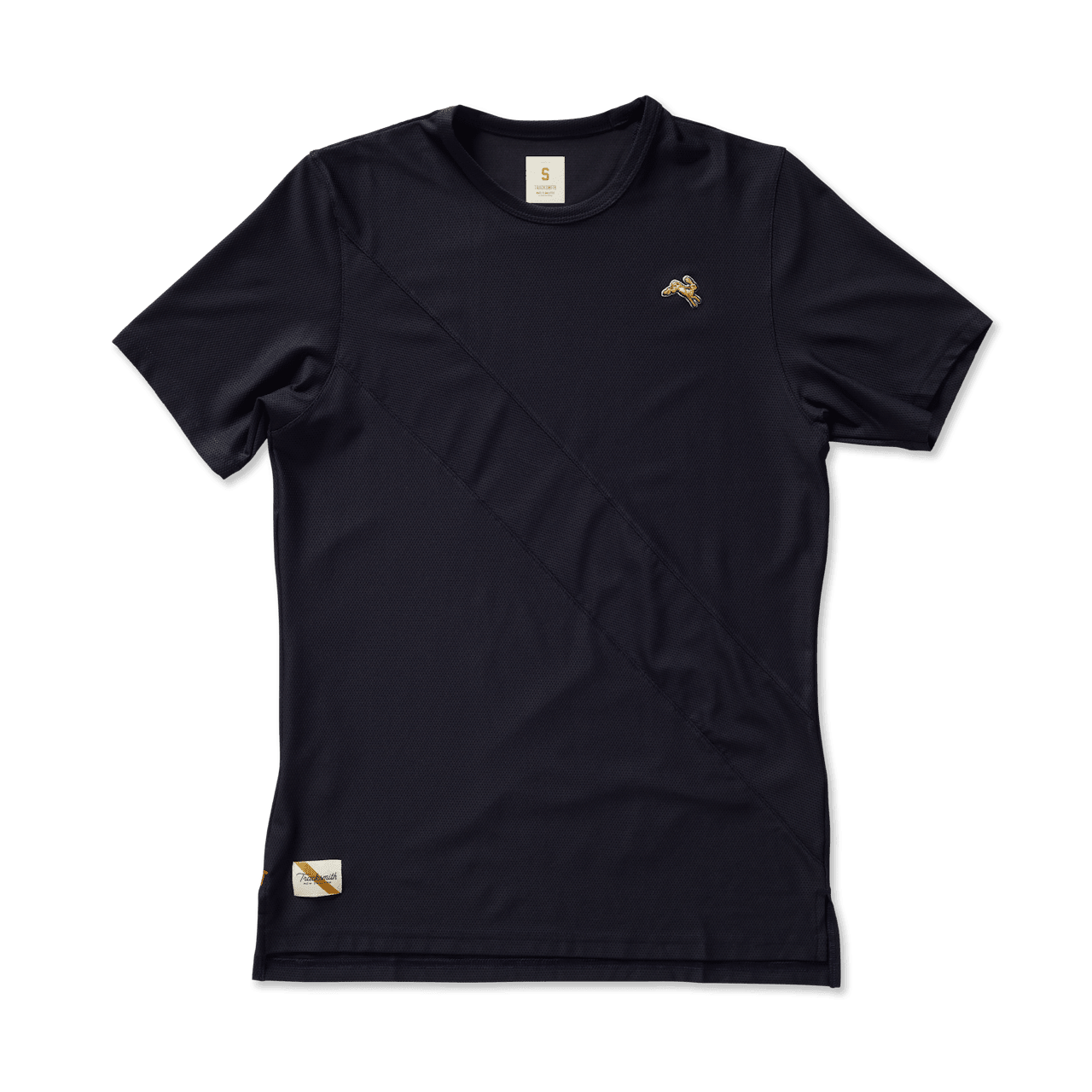Tracksmith Men's Van Cortlandt Tee - Black - Interval Running