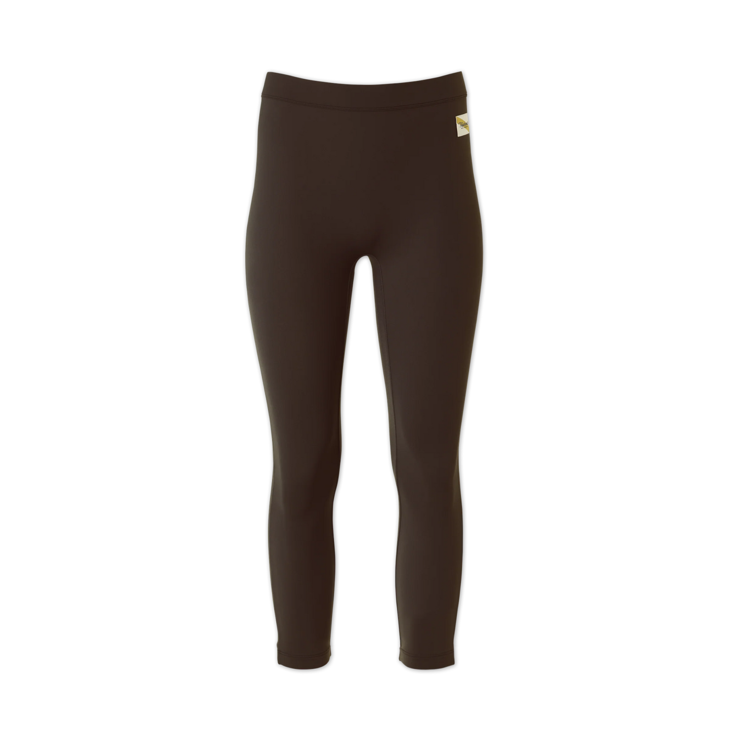 Tracksmith Women's Turnover Crop Tights - Espresso - Interval Running