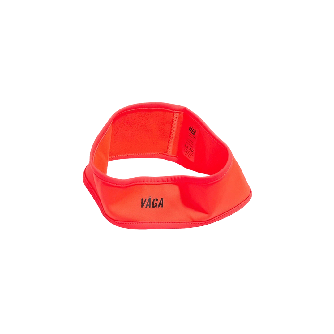 VÅGA Performance Headband – Neon Orange - Interval Running