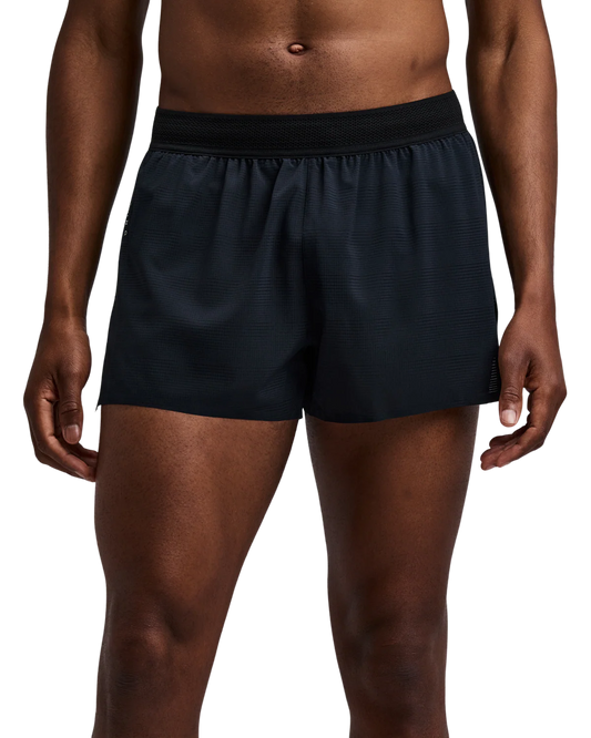 Bandit Men's CoolGrid™ 3" Split Short - Black
