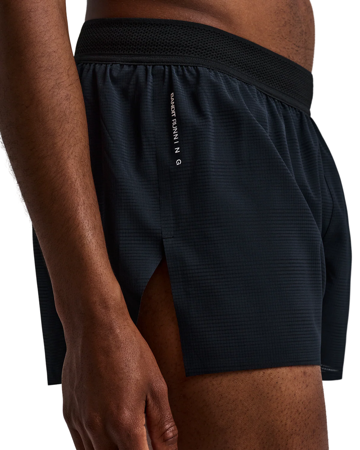 Bandit Men's CoolGrid™ 3" Split Short - Black