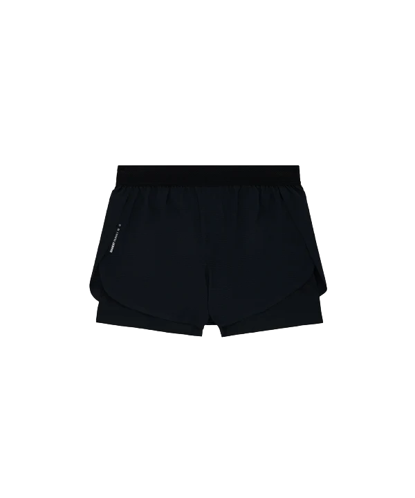 Bandit Men's CoolGrid™ 2-in-1 Run Short - Black