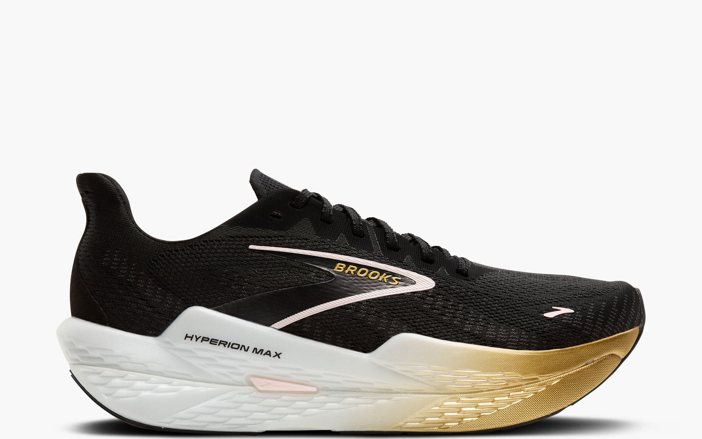 Brooks Men's Hyperion Max 2 – Black/Gold/Pink