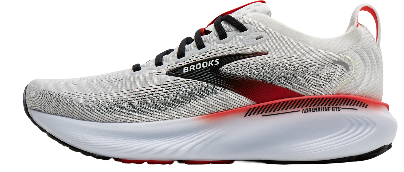Brooks Men's Adrenaline GTS 25 - White / Black / Red