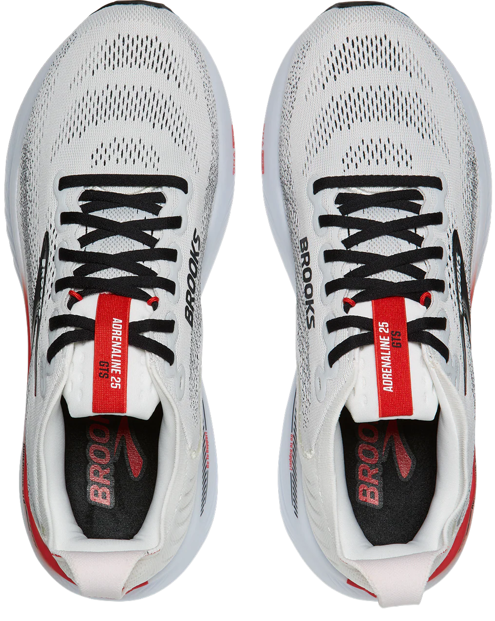 Brooks Men's Adrenaline GTS 25 - White / Black / Red