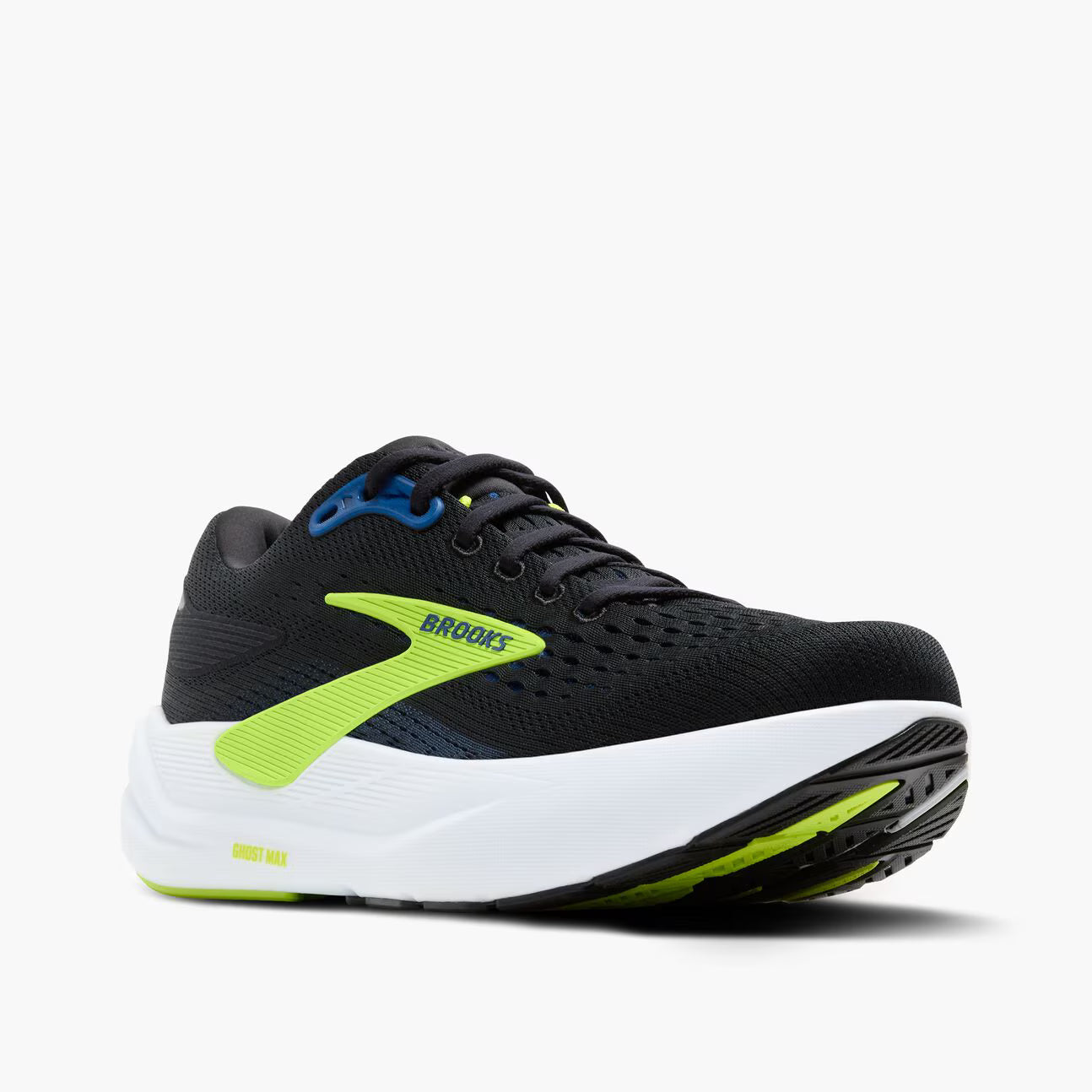 Brooks Men’s Ghost Max 3 | Black / Navy / Acid Lime