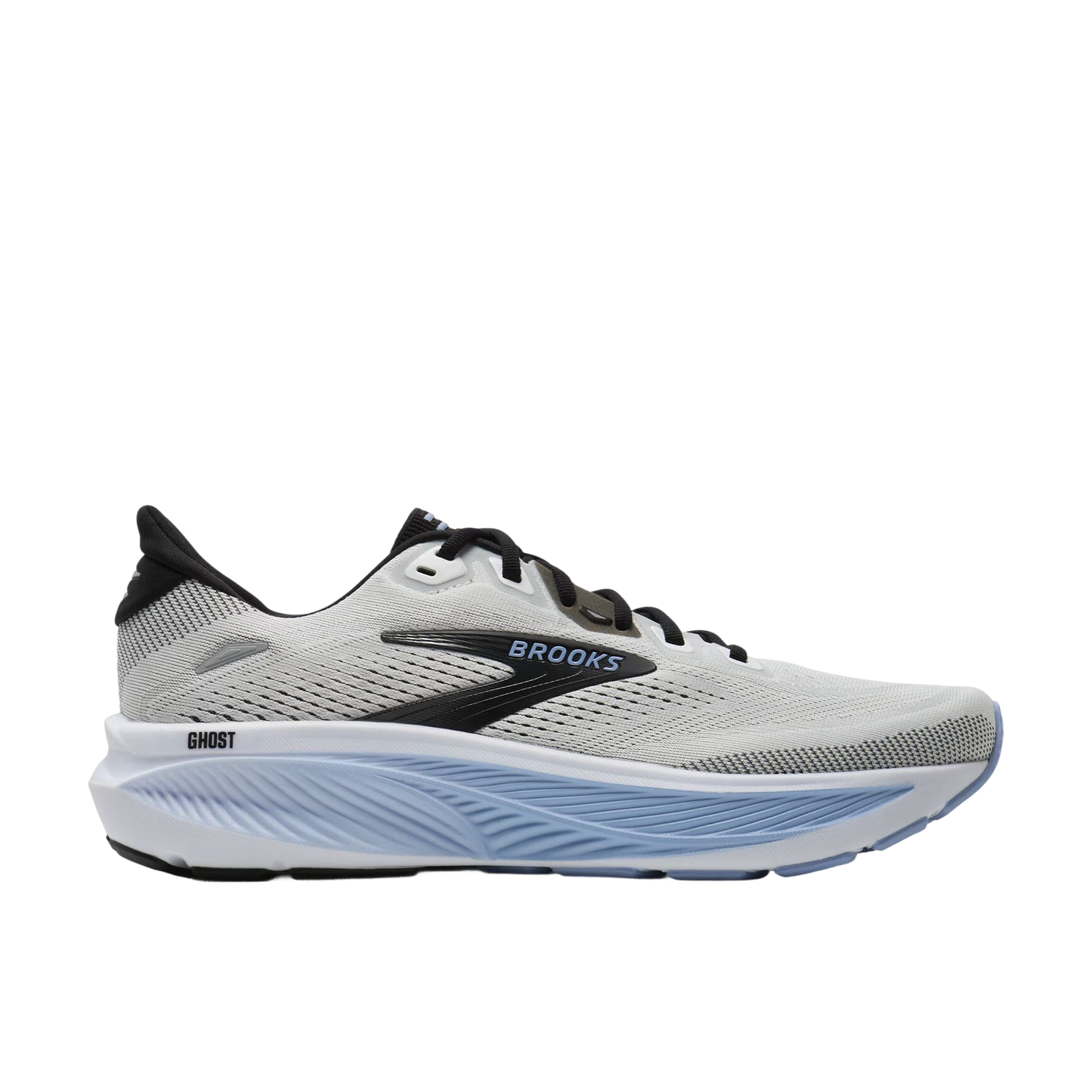Brooks Men's Ghost 18 – White / Black / Open Air