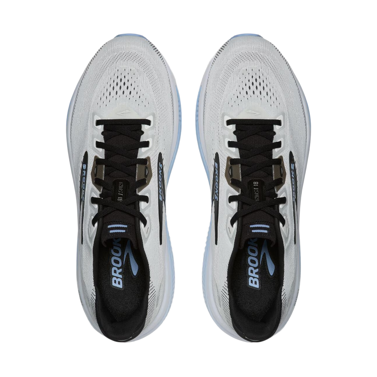 Brooks Men's Ghost 18 – White / Black / Open Air