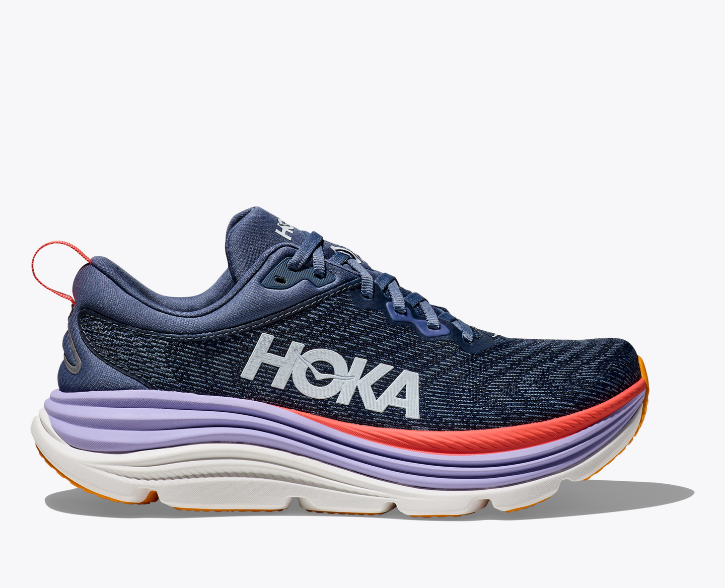 Hoka Women's Gaviota 5 - Anchor / Grapefruit