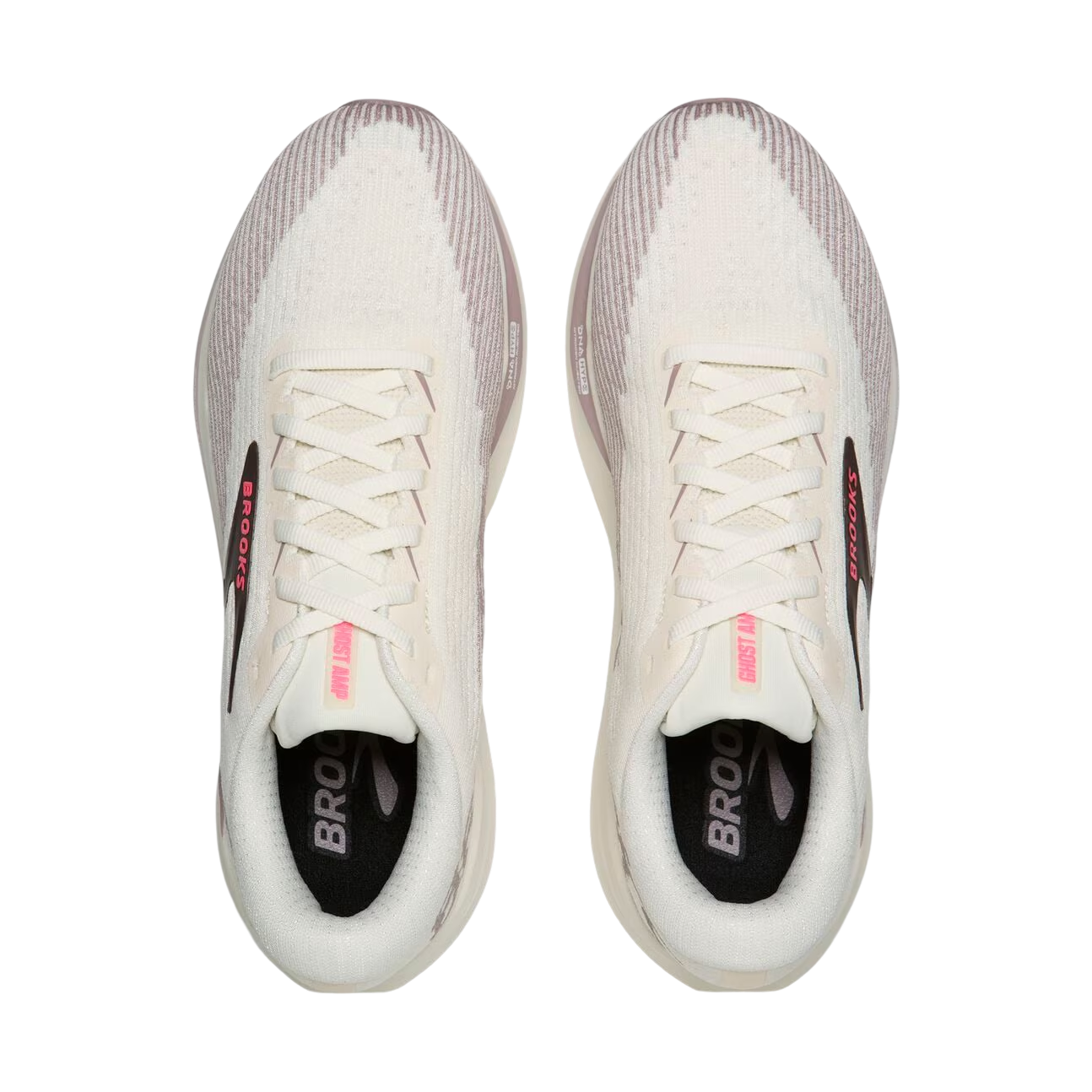 Brooks Women's Ghost Amp - Arctic Wolf / Dove / Pink