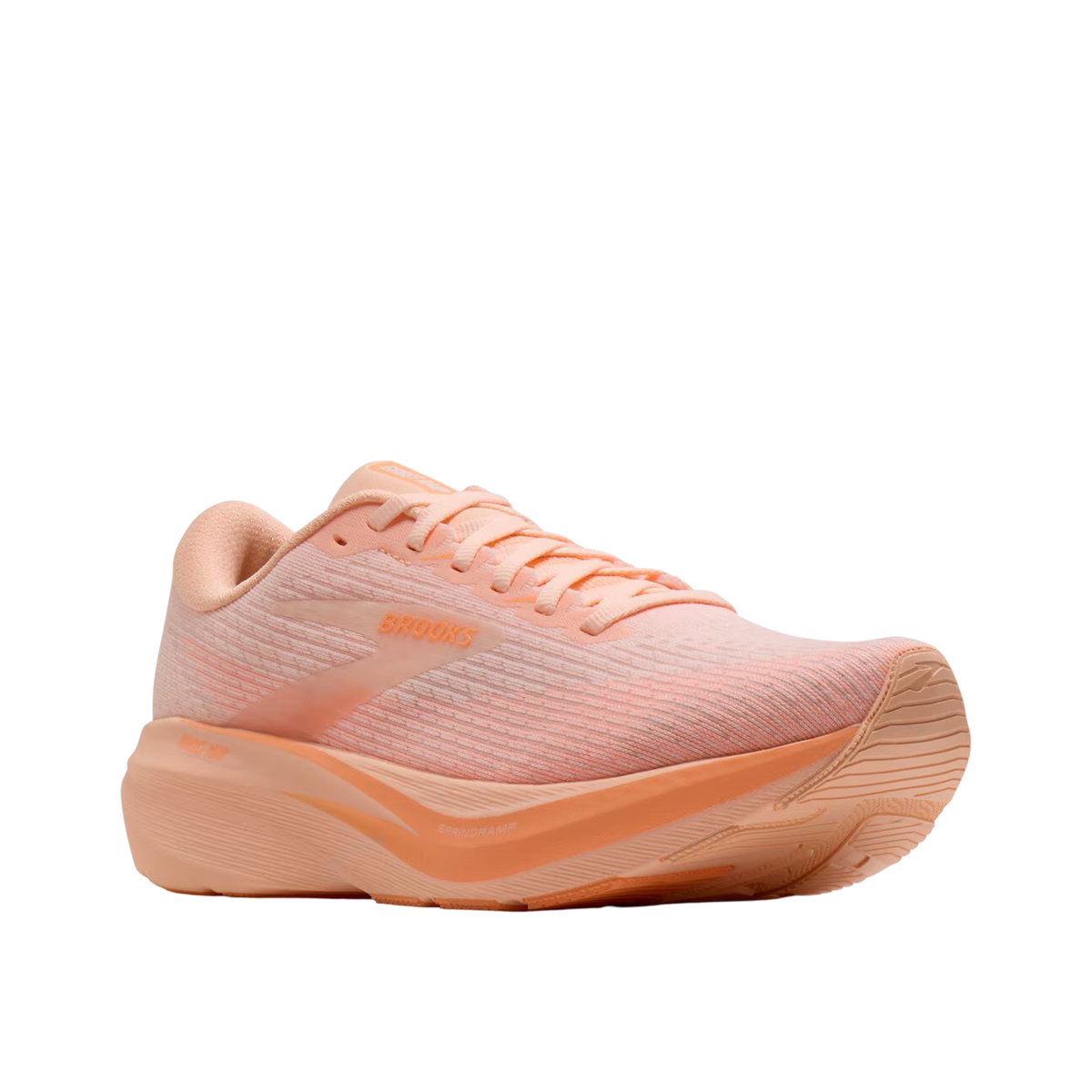 Brooks Women's Ghost Amp – Peach/Peach/White