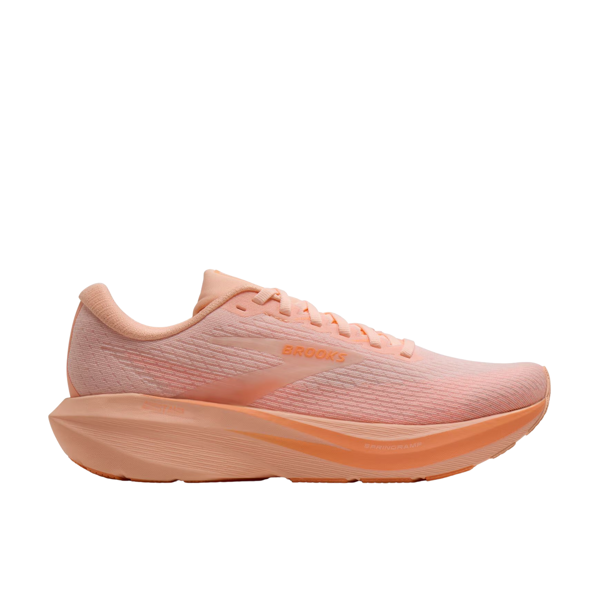 Brooks Women's Ghost Amp – Peach/Peach/White