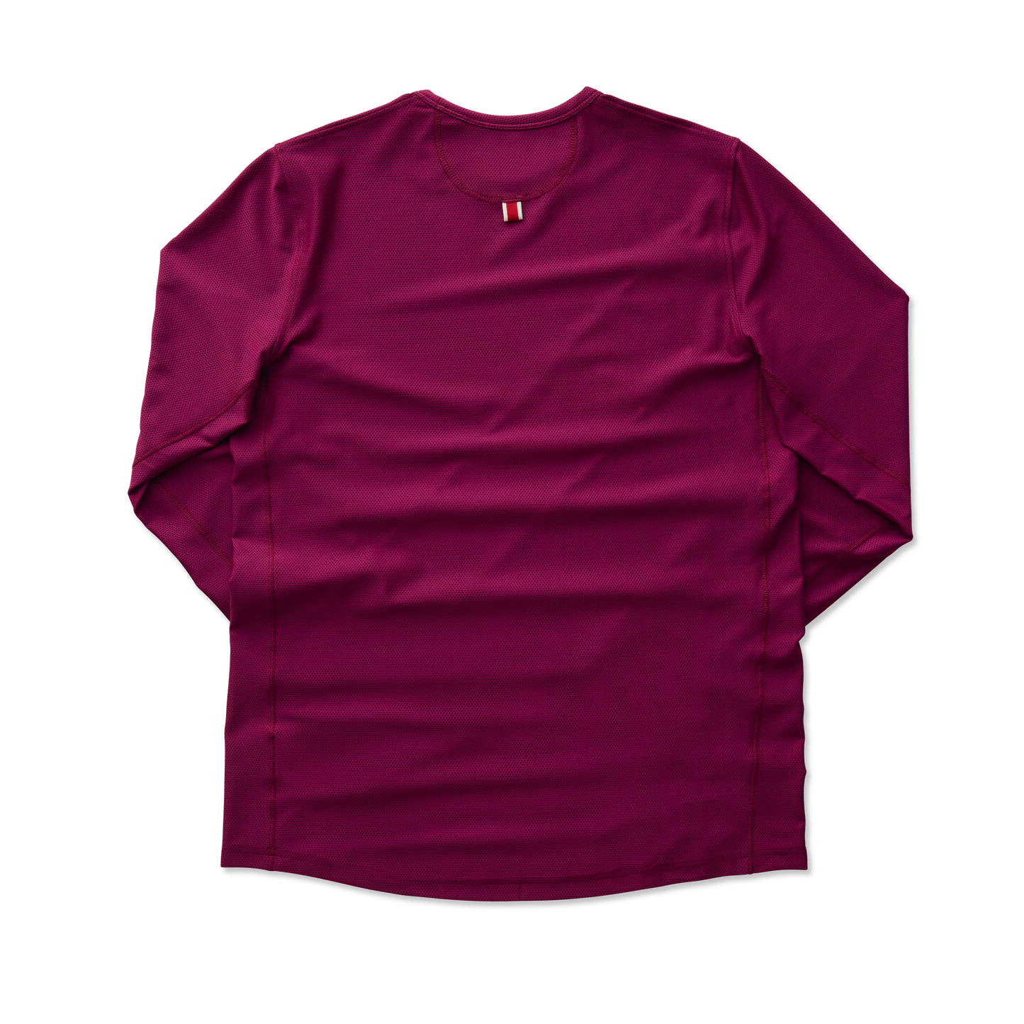 Tracksmith Women's Van Cortlandt Long Sleeve Tee - Raspberry / Ivory