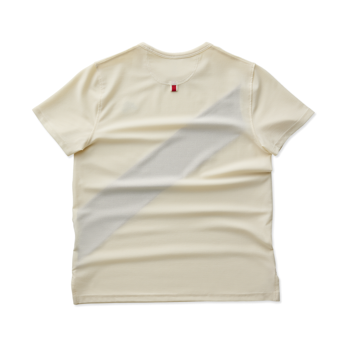Tracksmith Women's Van Cortlandt Tee - Ivory / Raspberry