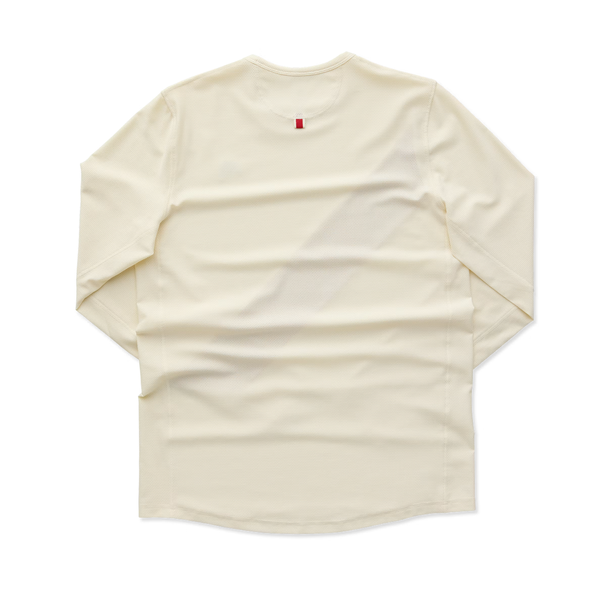 Tracksmith Men's Van Cortlandt Long Sleeve Tee - Ivory / Narcissus