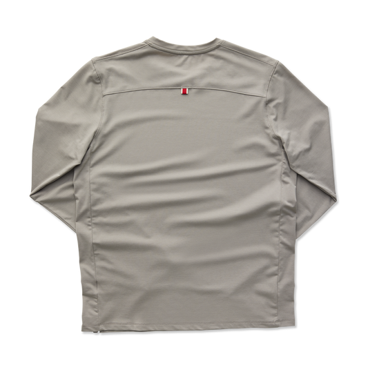 Tracksmith Men's Long Sleeve Session Tee – Dove
