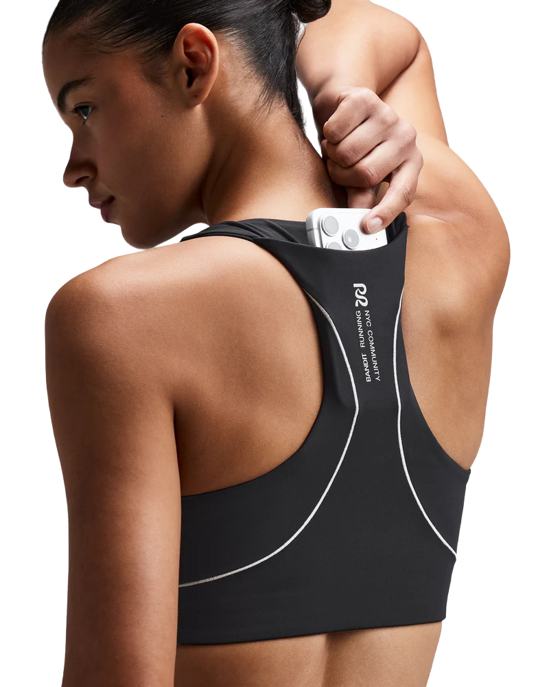 Bandit Women's Vanisher™ Pop Stitch™ Arco Run Bra - Anthracite