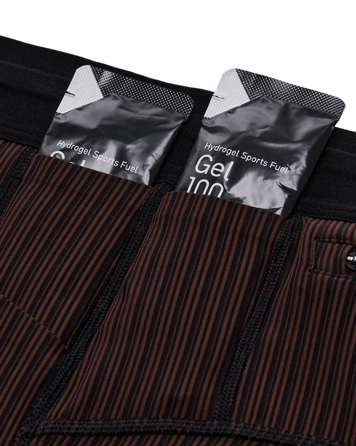 Bandit Women's Striped Cadence™ 5" Compression Shorts - Cacao / Black